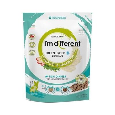 I'm different Fish Dinner mrazem sušené raw krmivo s rybou 397 g – Zboží Mobilmania