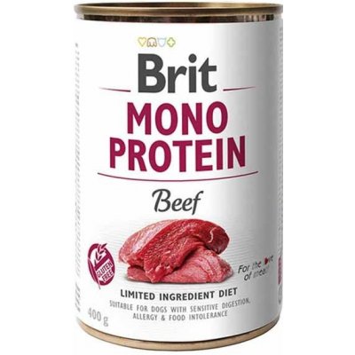 Brit Mono Protein - Beef konzerva 6x 400 g