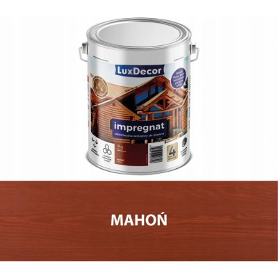 LuxDecor ochranná impregnace 2,7 l mahagon – Zbozi.Blesk.cz