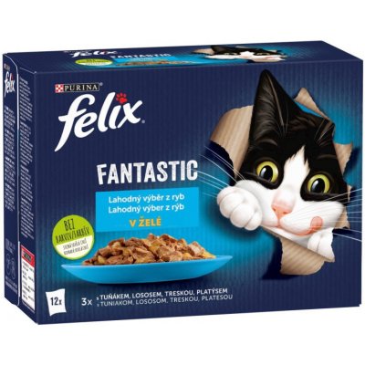 Felix Fantastic výběr z ryb 12 x 85 g – Zboží Mobilmania