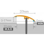 Arbiton Přechodová lišta CS37-49 0,93 m – Zboží Mobilmania