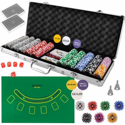 Malatec 23529 Poker set 500 žetonů HQ – Zboží Dáma