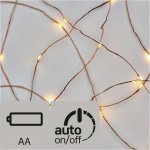 Emos ZY1952 vánoční osvětlení 20 LED vánoční řetěz nano 2xAA 1,9m teplá bílá – Hledejceny.cz