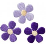 Nažehlovačka Fialové květy 2,6 x 2,6 cm Monoquick – Hledejceny.cz