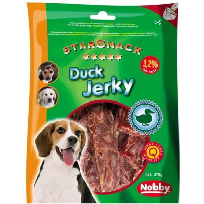 Nobby StarSnack Duck Jerky sušená kachní svalovina 375 g