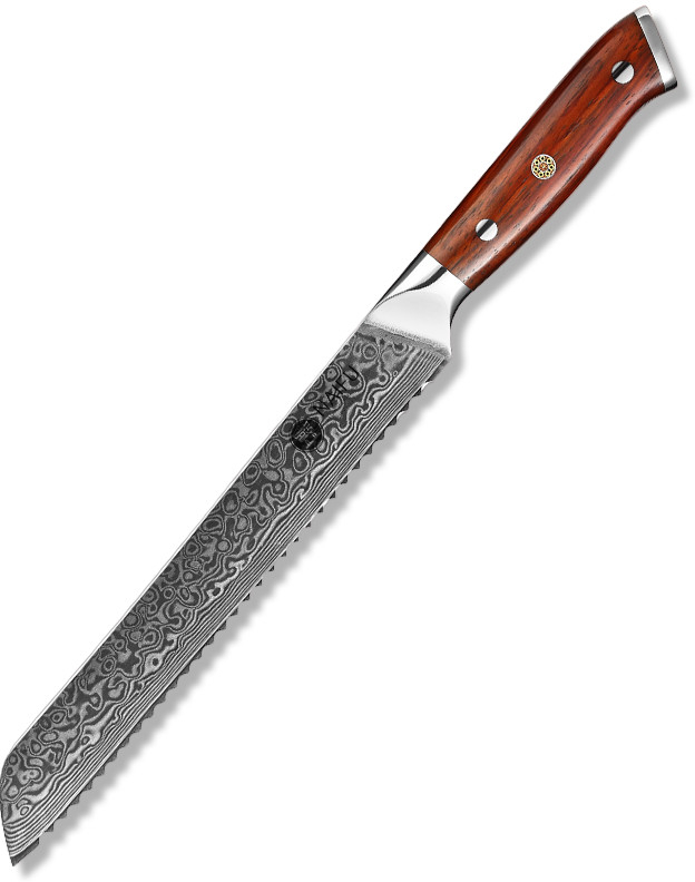 NAIFU Nůž na pečivo z damaškové oceli 9\