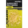 Příslušenství pro vlasce a ocelová lanka Matrix Gumičky Na Nástrahy Super Soft Bait Bands 100 ks Large