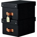 Leitz Puro úložný box A5, 200 x 150 x 260 mm černý 2 ks – Hledejceny.cz