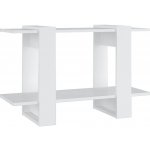 Knihovna/dělicí stěna bílá 80x30x51 cm [811592] – Zboží Dáma