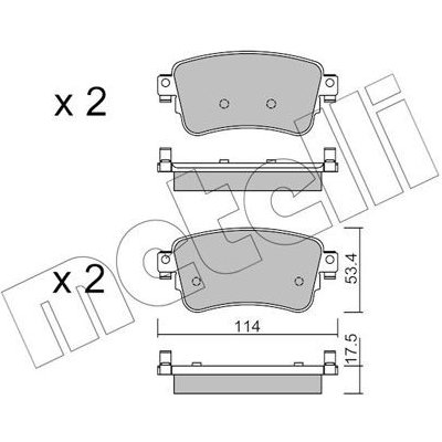 KLOCKI HAM.PEUGEOT EXPERT 16- TYL – Hledejceny.cz