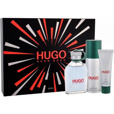 Hugo Boss Hugo Man EDT 125 ml + deospray 150 ml + sprchový gel 50 ml dárková sada – Zbozi.Blesk.cz