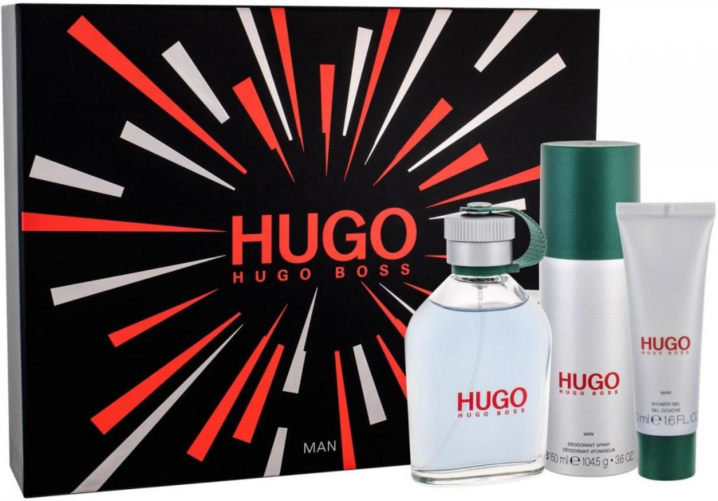 Hugo Boss Hugo Man EDT 125 ml + deospray 150 ml + sprchový gel 50 ml dárková sada