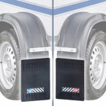 Zástěrky na přívěs, vozík, autopřepravník 225x335 Gumové SADA 2ks (Nakázané-Zakázané) | Zboží Auto