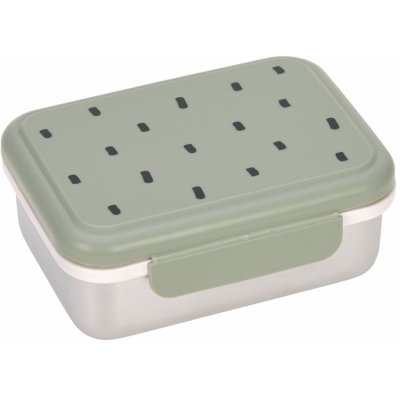 Lunchbox Lassig Stainless Steel Happy Prints Light olive – Zboží Mobilmania