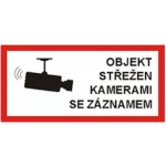 Objekt střežen kamerami se záznamem-samo – Zboží Dáma