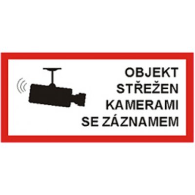 Objekt střežen kamerami se záznamem-samo – Zboží Dáma