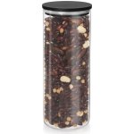 Orion Dóza kulatá sklo bambus 1,3 l – Zboží Dáma