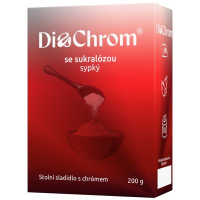 Di Chrom se sukralózou sypký stolní sladidlo 200 g – Zboží Mobilmania