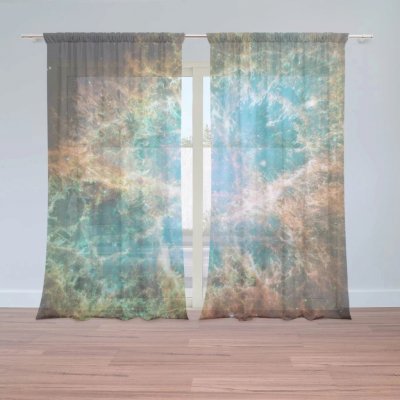 Záclony Vesmírná abstrakce: 2 ks - 150x250 cm - Sablio – Hledejceny.cz