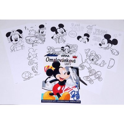 Omalovánky MFP A4 Disney Mickey – Zboží Mobilmania