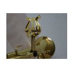 Trumpetová lyra - notový držák, uchycení na ústnici (eso) – Sleviste.cz