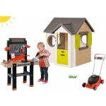 Smoby Set domček My House so zvončekom a 2 dverami+kosačka na trávu Black&Decker SM810402-29 – Zbozi.Blesk.cz