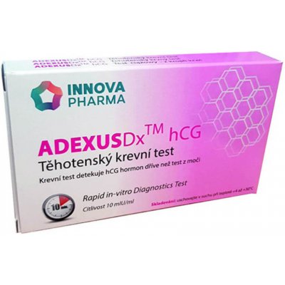 Now Diagnostics Těhotenský test ADEXUSDx hCG-krevní test 1 ks – Zbozi.Blesk.cz