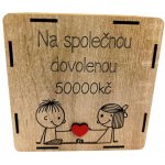 Dekorace z Řečice Škrtací pokladnička "panáček, panenka" – Zboží Dáma