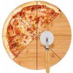 Kinvara Bambusové prkénko na pizzu, ? 35 cm + nůž – Zbozi.Blesk.cz