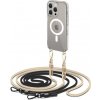 Pouzdro a kryt na mobilní telefon Apple Tech-Protect FlexAir Chain MagSafe na iPhone 15 Pro Max, černé/béžový