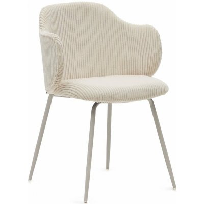 Kave Home Yunia jídelní židle béžová 55 cm, 81 cm, 56 cm – Hledejceny.cz