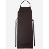 Zástěra Workwear Verona Dlouhá pracovní zástěra s laclem 01146-01 Chocolate