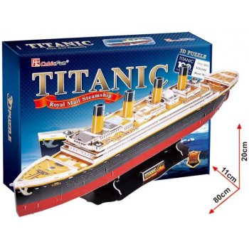 CubicFun 3D puzzle Titanic velký 113 ks
