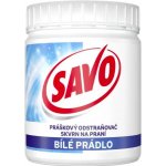 Savo Bílé prádlo práškový odstraňovač skvrn, 450 g – HobbyKompas.cz