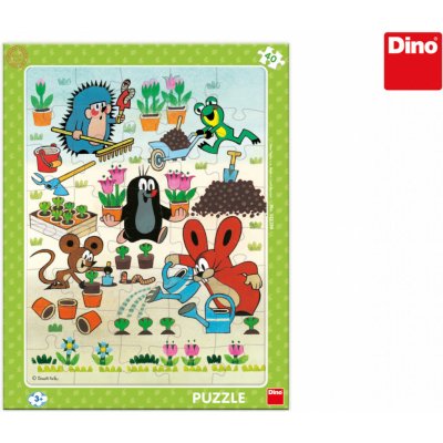 Dino Krtek zahradník deskové 40 dílků – Zboží Dáma