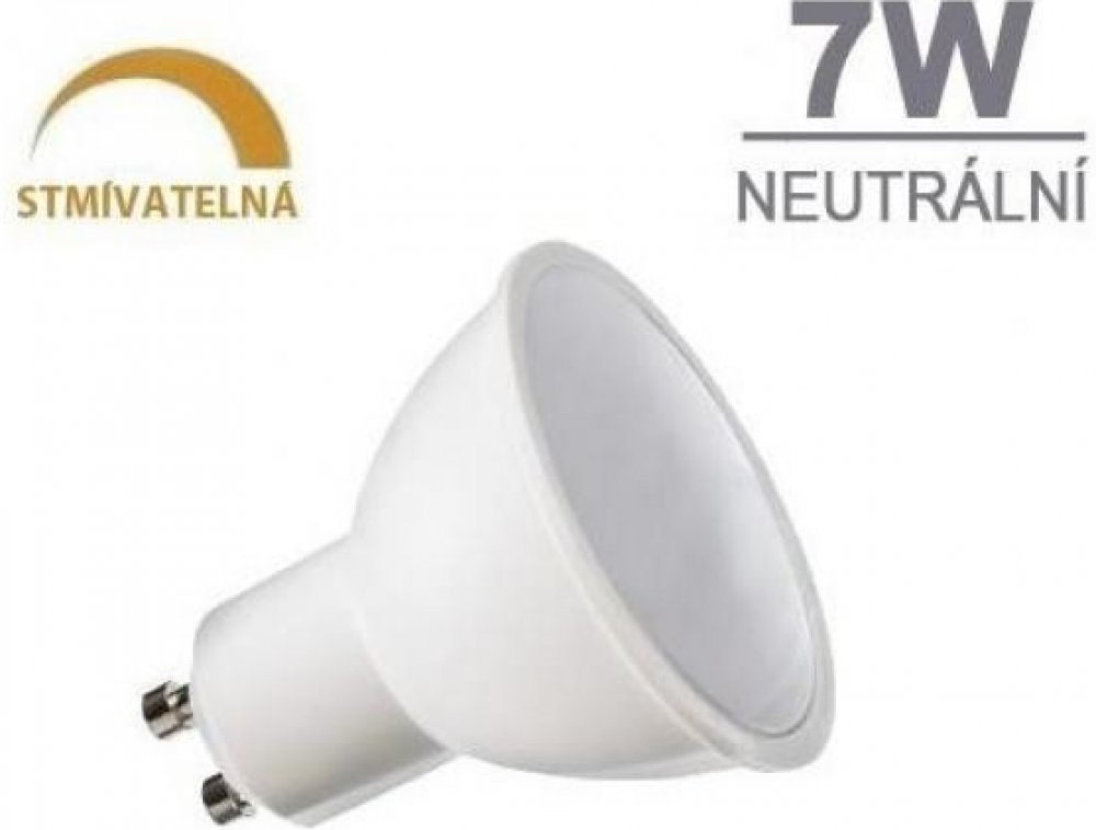 Optonica LED žárovka 7W 8xSMD2835 GU10 500lm neutrální bílá STMÍVATELNÁ |  Srovnanicen.cz
