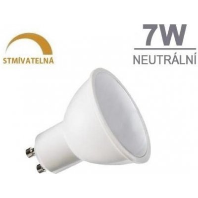 Optonica LED žárovka 7W 8xSMD2835 GU10 500lm neutrální bílá STMÍVATELNÁ – Zbozi.Blesk.cz