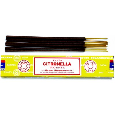 Satya Vonné Tyčinky Citronela 15 g – Hledejceny.cz