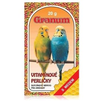 Granum vitamínové perle pro andulky 20 g