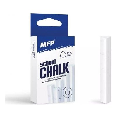 MFP paper křída bílá trojhranná 10ks v krabičce neprášivá – Zboží Dáma