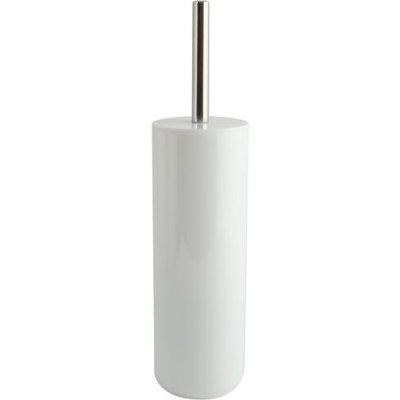 MSV WC štětka INAGUA s plastovou nádobou bílá 143933 – Zboží Mobilmania