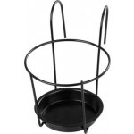 Držák BUMETA Extra strong, věšák, kovový, na květináč, na zábradlí, s podložkou, 15 cm ST255596 – Zboží Dáma