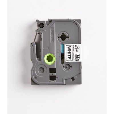 Brother TZE-S231, bílá/černá, 12mm – Zboží Dáma
