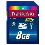 Transcend 8 GB SDHC UHS-I U1 300X TS8GSDU1 – Zboží Mobilmania