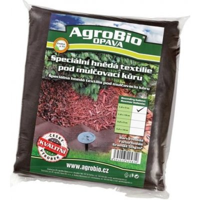 AgroBio Textilie netkaná 1,6x5m hnědá – Zboží Mobilmania