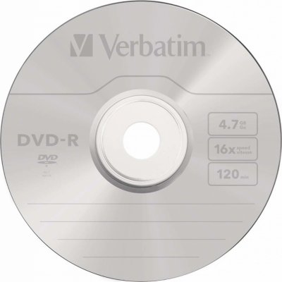 Verbatim DVD-R 4,7GB 16x, Advanced AZO, spindle, 25ks (22700723P)