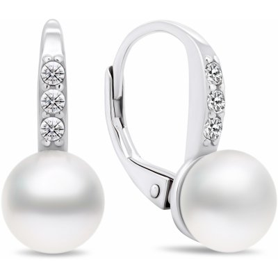 Brilio Silver náušnice EA385W – Zboží Mobilmania