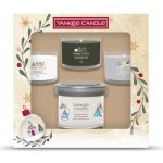 Yankee Candle Snow Globe Wonderland dárková sada tumbler malý + votivní svíčka ve skle 3 x 37 g – Zboží Dáma