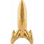 Dekorační figurka MEMORABILIA MY SPACESHIP 27 cm, zlatá, porcelán, Seletti – Hledejceny.cz