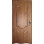Radex Vchodové ocelové dveře Bergamo 205 x 97 cm P - zlatý dub – Hledejceny.cz
